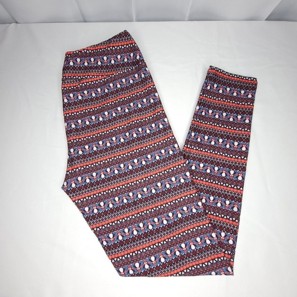 Charlies Project Women's One Size Fits 4-14 Leggings "Wintertime"